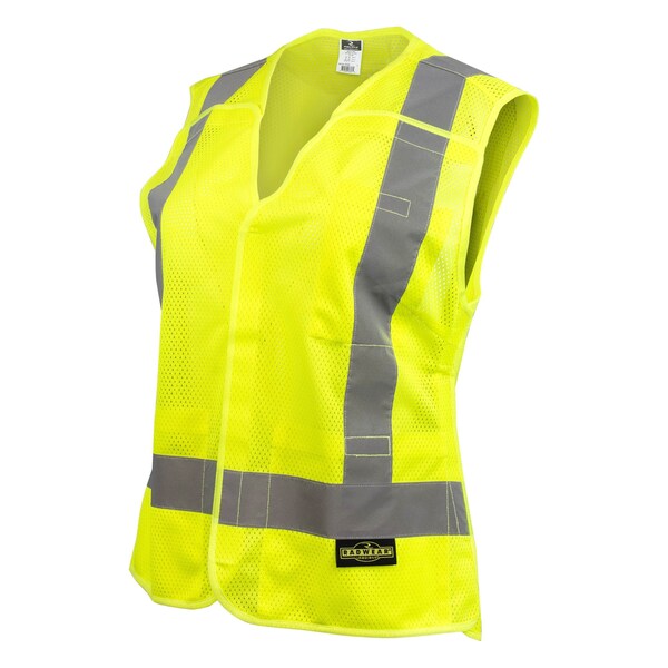 Radians Women's Hi-Vis Safety Vest L Class 2 , Hook & Loop 3 Pockets SV4WGML - main